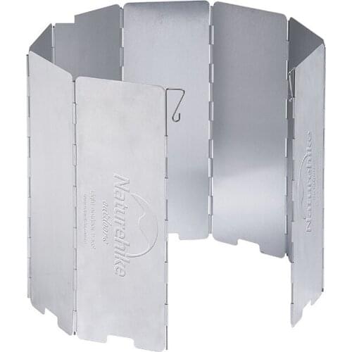 【New store 】 Naturhike Ultralight Outdoor 8 Plates Foldable Wind Shield For Camping Stoves Cooker NH15F008-B Naturehik