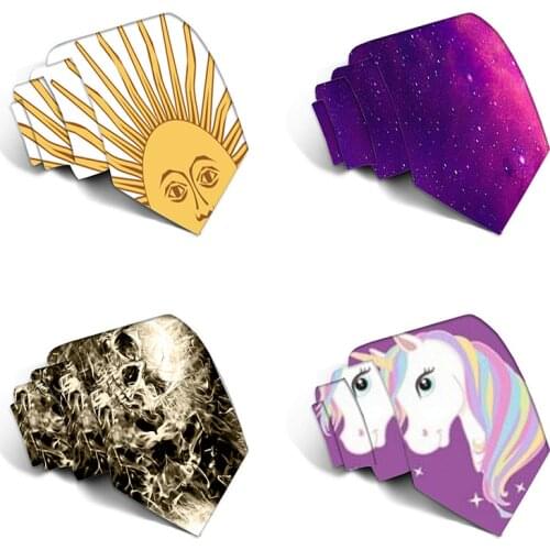 Fashion Neckties Classic Mens 3D Printed Wedding Ties Men Colorful Tie Funny Neck Ties For Men Party Accessories 5LD33