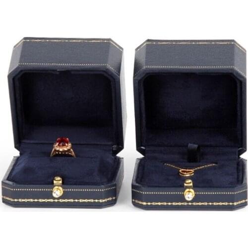 Necklace box DIY cute High-end jewelry packaging box European princess proposal wedding ring box necklace box locket customized