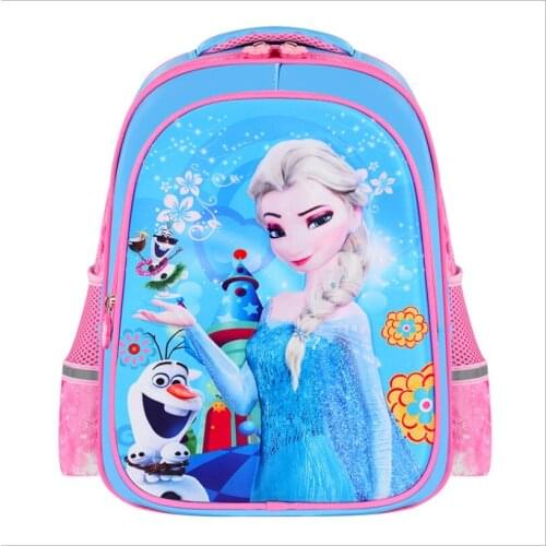 Disney frozen Sofia schoolboy schoolbag school cartoon kindergarten princess backpack girl burden backpack large capacity travel