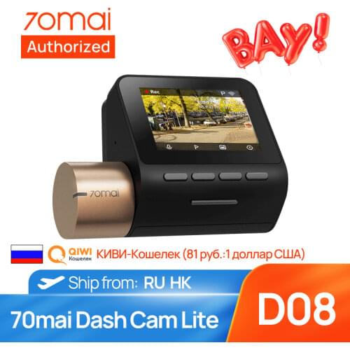 70mai Dash Cam Lite New Version 1080P 130FOV Night Vision 24H Parking Monitor Advanced Assistance System Driving Recorder