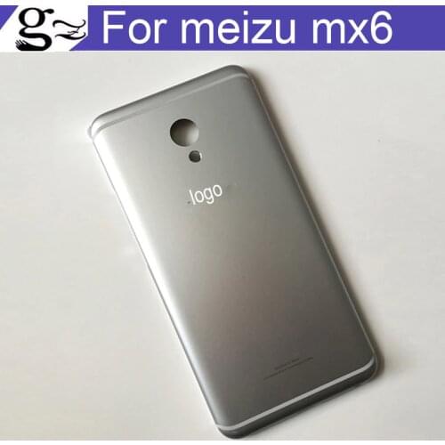 100%Original New For MEIZU MX6 Battery Door Back Cover Housing Case For MEIZU MX6 MX 6 without side Button without camera glass