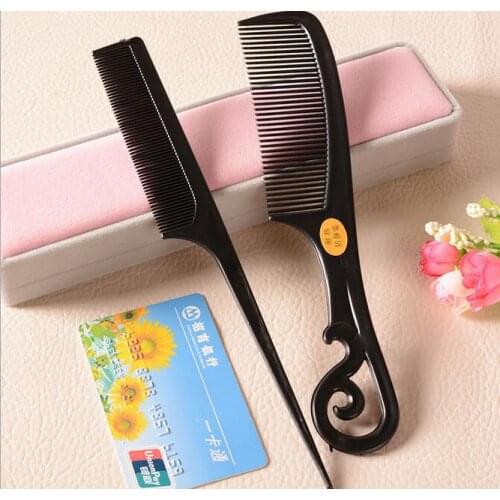 2 PCs/set 1 Round Pointed Comb + 1 Tip Pointed Comb Make Up Comb Professional Hair Combs Anti-static Hairbrush Free Shipping