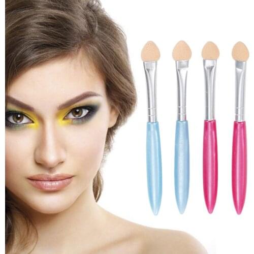 4Pcs/set Professional Eye Shadow Makeup Brushes Sponge Stick Makeup Tool Newest Eye Shadow Applicator