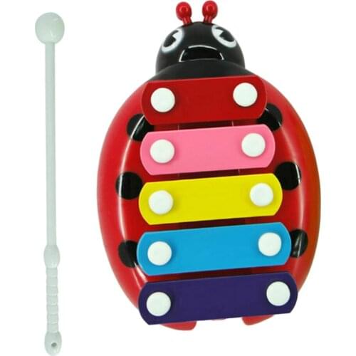 5 Notes Glockenspiel Xylophone Kids Preschool Percussion Party Toy