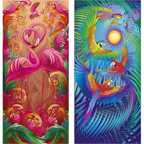 Flamingo 5D Diamond Painting Full Square Animal Phoenix Diamond Embroidery Mosaic Rhinestones Picture Home Decor Drop Shipping