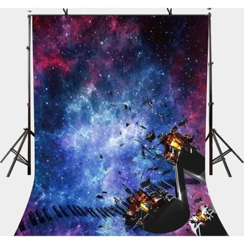 5x7ft Space Nebula Backdrop Destruction Series Space Nebula Photography Background and Disaster Theme Party Backdrop Props