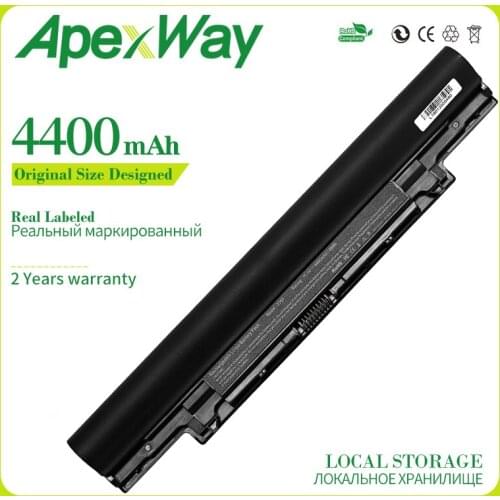Apexway 11.1v 4400mAh Laptop Battery for DELL V131 2 Series for Latitude 3340 Series YFDF9 YFOF9 5MTD8