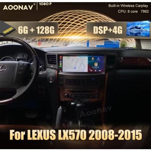2 din Android 10.0 car radio For LEXUS LX570 2008-2015 car stereo auto radio GPS navigator Video Audio Radio Receiver Head Unit