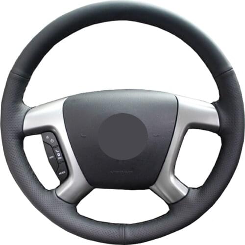 Car Steering-Wheel Cover Wrap Hand Sew Volan For Chevrolet Captiva 2007 2008 -2014 Silverado GMC Sierra 2007-2013 Daewoo Winst