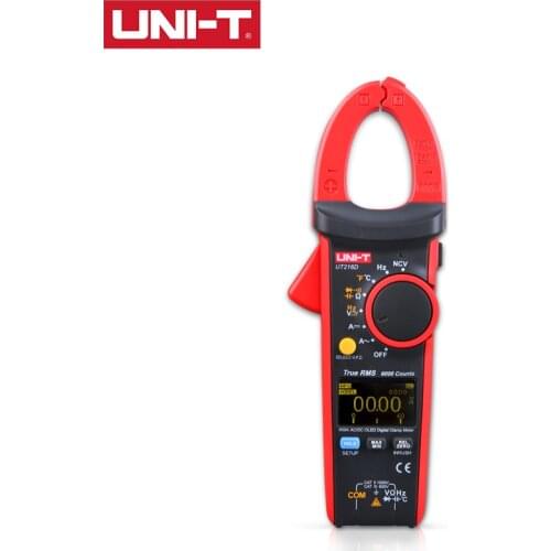 UNI-T UT216 Series True RMS Digital Clamp Meter UT216A UT216B UT216C UT216D 600A MAX/MIN/Relative Modes NCV Flashlight VFC