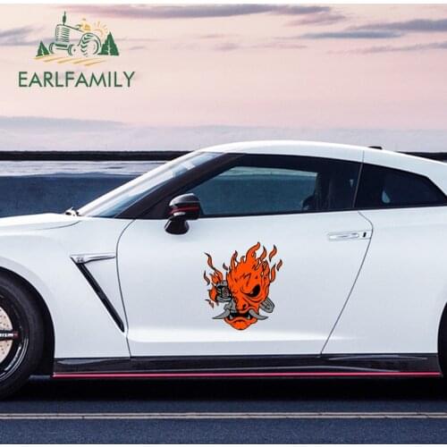 EARLFAMILY 43cm x 39cm for Samurai Decal Scratch-proof Car Door Bumper Vinyl Scratch-Proof Vehicle Trunk VAN Car Stickers