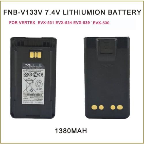 FNB-V133LI 7.4V LITHIUM ION 1380mAh Battery For VERTEX STANDARD EVX-530,EVX-531,EVX-534,EVX-539