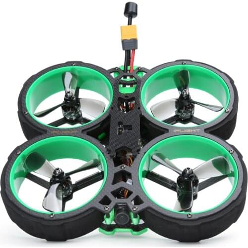 IFlight Green Hornet V3 145mm 3inch 4S 6S CineWhoop BNF with SucceX-E mini F4 35A 300mW stack/ RunCam Nano2 2.1MM camera for FPV