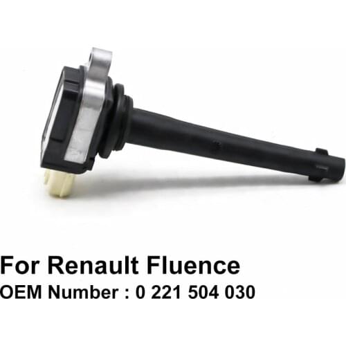 COWTOTAL Ignition Coil 8200699627 for Renault Fluence Engine Code M4R 2.0 16V OEM 0221504030 0 221 504 030 ( Pack of 4 )