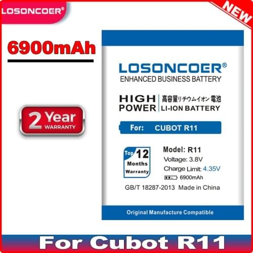 LOSONCOER CUBOT R11 Phone Batteries