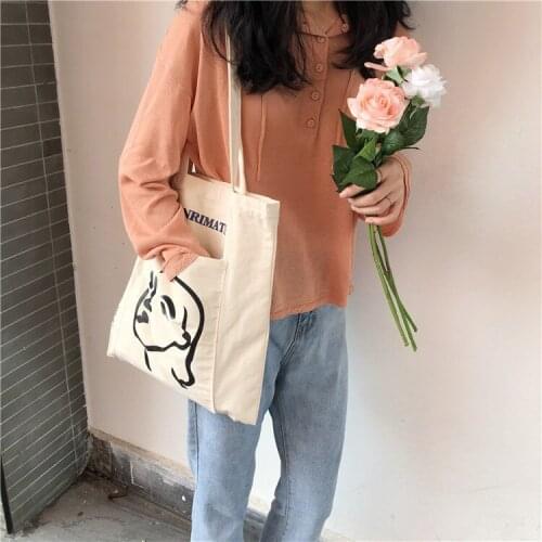 Lovely Tutorial Bags For Young People Shopping Bag Childrens Shoulder Bag School Supplies Kawaii Gift Stationery