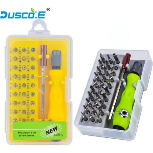 32 in 1 Screwdriver set Precision Mini Multi-Function Magnetic Screwdriver Bits Kit for Phone Mobile IPad Camera Repair Tools