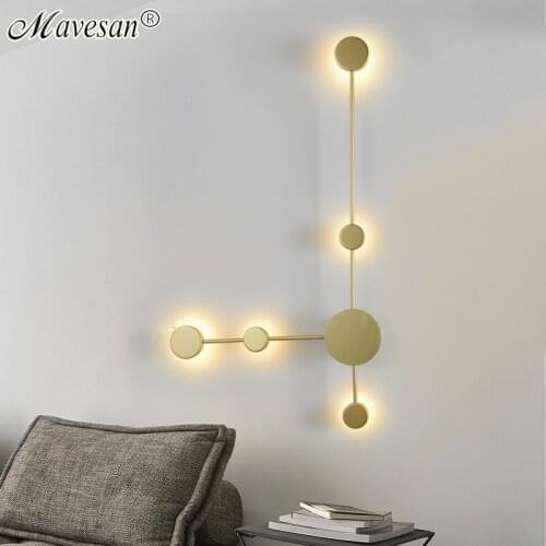 1/2/3/5 Heads Wall Lights For Bedside Foyer Staircase Bar Corridor Surface Mounted Aluminum Indoor Home Sconce Lighting Fixtures