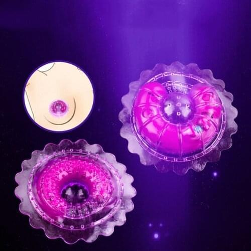 Adult Sex-Toys Double Peak Vibration Breast Chest Massage Breast Pump Female Masturbation Milk Clip Milk Paste Silicone