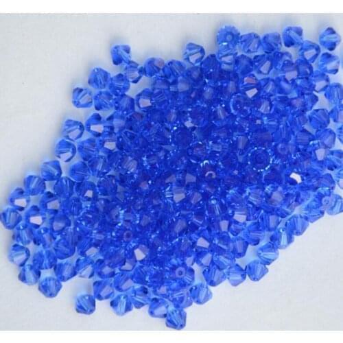 Blue 4mm 720pcs/Lot Chinese Top Quality Crystal Bicone Beads Free Shipping