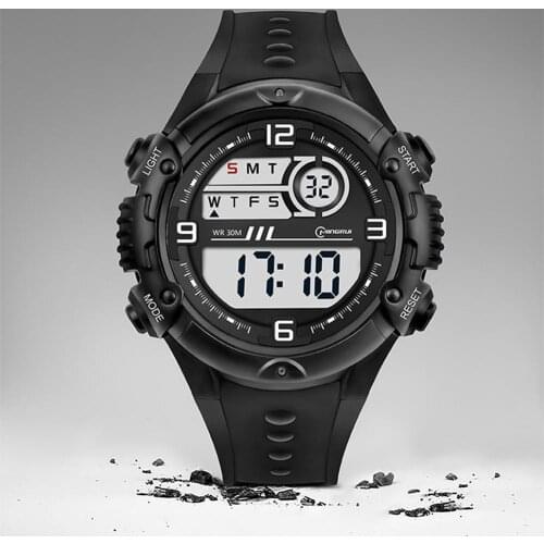 Waterproof Removable Strap for Students Electronic Watch Sports Fashion Simple Wristwatches Multi-functional Watch