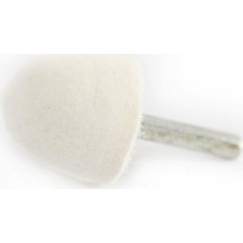 1PCS 6mm Shank 30mm Diameter Rotary Tool Wool Felt Polishing Buffing Wheels Grinding Head for Dremel Drill Grinding Wheel