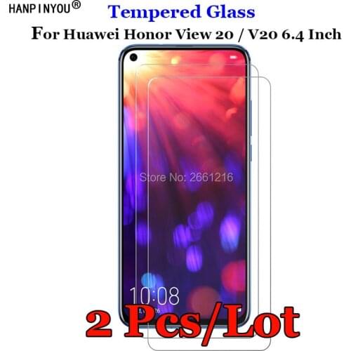 2 Pcs/Lot For Huawei Honor V20 6.4" Tempered Glass 9H 2.5D Premium Screen Protector Film For Huawei Honor View 20