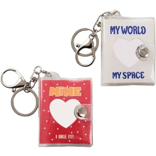 20 Pockets Mini Photos Album with Keychain Instant Picture Storage Book Family Wedding Memory Gift