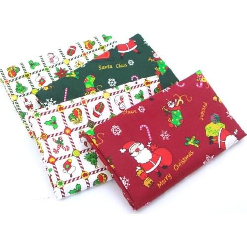 40x50cm Christmas Series Cotton Fabric Diy Sewing Quilting Doll Kid Cloth Handmade Needlework Material Telas To Patchwork D20