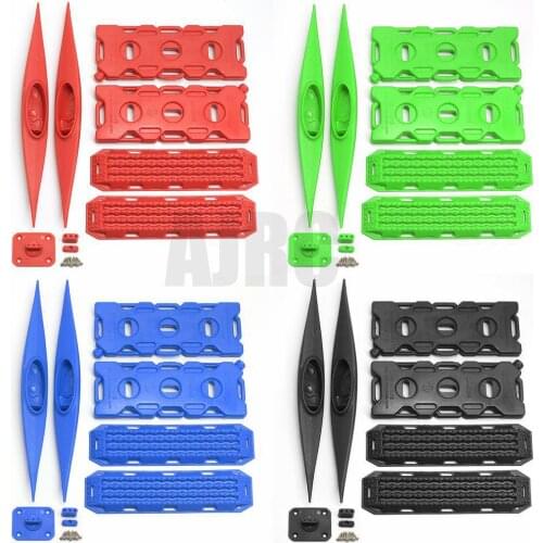6pcs Rescue Board Spare Fuel Tank Kayak Model Decoration For 1/10 RC Crawler Car Traxxas TRX4 TRX6 G63 D90 D110 Axial SCX10