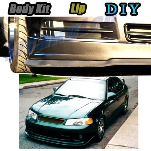 Car Bumper Lip Front Spoiler Skirt Deflector For Acura EL 1.6EL 1.7EL 1997~2005 Tune Car Modification Modified Body Kit Lips