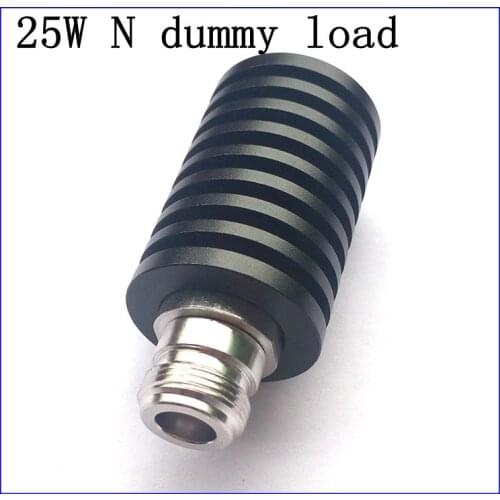 Free shipping RF Coax 25W N Female connector Small 50 ohm DC-6GHz, Dummy load Plug Quality assurance
