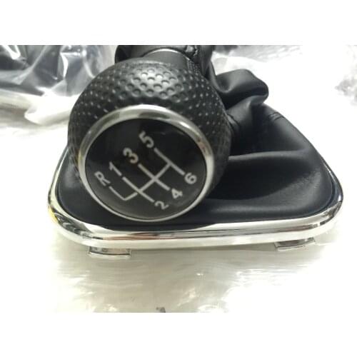 GOOD Shipping Car Gear Shift Knob 6 Speed 12mm For VW MK4 GOlf 4 BORA JETTA 4 GTI 1999-2005/ Seat Leon 2009