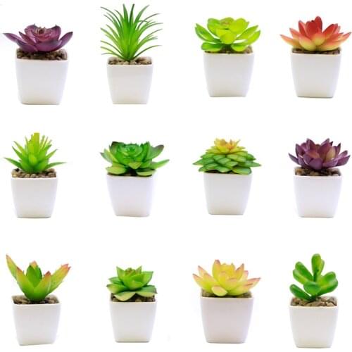 Artificial Green Plants Bonsai Small Tree Pot Plants Fake Flowers Potted Ornaments For Home Decoration Hotel Garden Deco