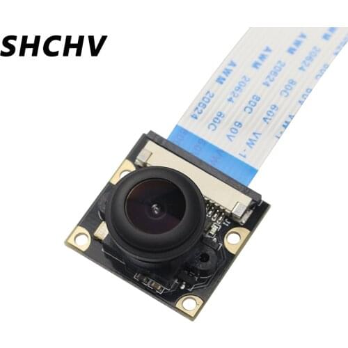 Raspberry Pi 4 Model B Camera 5MP 1080P Night Vision Wide Angle Fisheye 130/160 Degree Camera Compatible Raspberry Pi 4B/3B+/3B