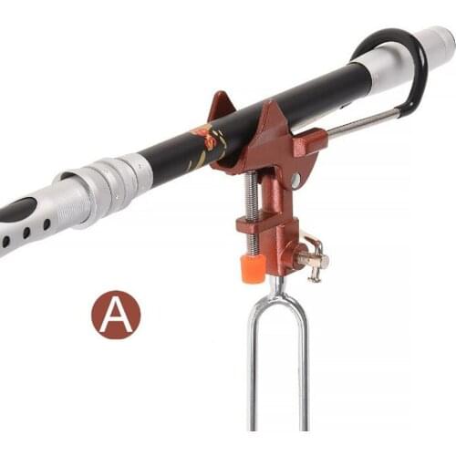 Hot Fishing Tackle Supplies Automatic Fishing Rod Bracket Mount Spring Angle Adjustable Fishing Pole Holder Outdoor Sea Rod