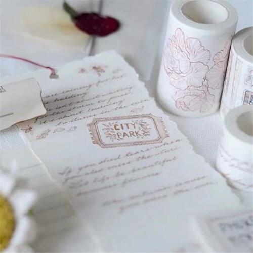 Poet and You Washi Tape for Card Making Bullet Journal DIY Scrapbooking Label Sticker