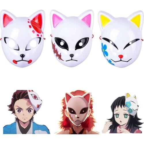 Demon Slayer kamado Tanjirou Mask Sabito Mascarilla Anime Masks Makomo Cosplay Masques Halloween Costume props christmas gift