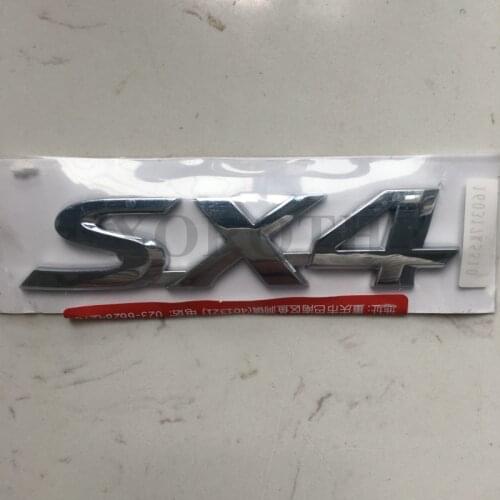 New Genuine OEM Auto Chrome SX4 Emblem 77831-79J00-0PG Badge Sticker Logo For Suzuki SX4