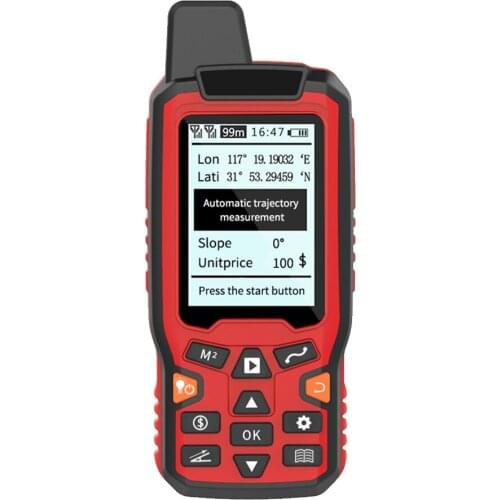 Professional GPS Land Area Measure USB Navigation Track Area Calculation Meter Backlit LCD Automatically Trajectory Meter