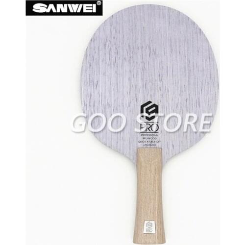 SANWEI Table Tennis Blade V9 PRO 9 ply pure wood All-around pips-long ping pong racket bat paddle