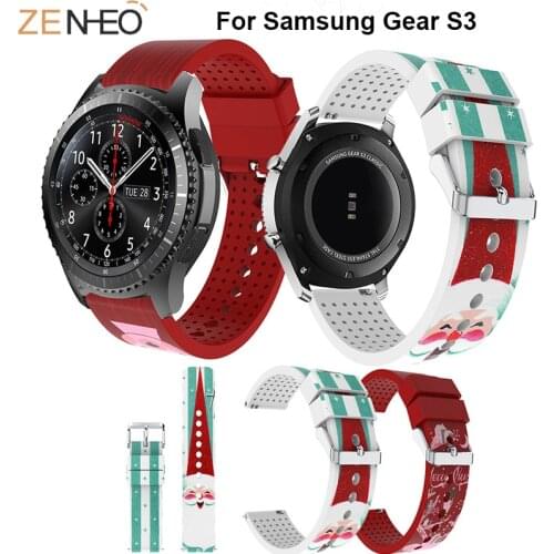 For Samsung Galaxy Watch 46mm Watch Band 22mm Soft Silicone wristband For Samsung Gear S3 watchbands Replacement Bracelet Strap