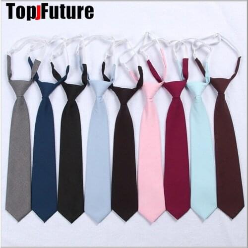 School Dresses Necktie For Girls And Boys Students Jk Uniform Collar Tie High School Uniform Accessories JK uniform solid tie