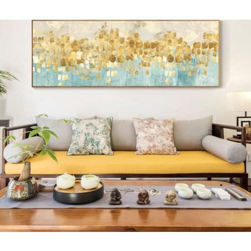 Modern Abstract Oil Painting Posters and Prints Wall Art Canvas Painting Gold Money Surf Pictures for Living Room Decor No Frame