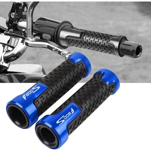 7/8"22mm Universal Motorcycle CNC Handle Bar Grip Handlebar Hand Grips For BMW F800S F800ST F 800 S ST 2006-2020 2007 2008 2009