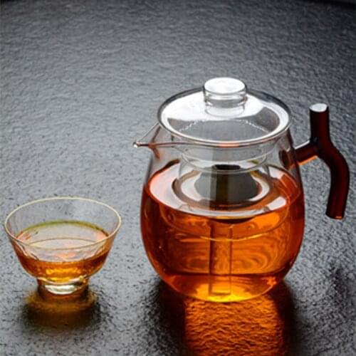 LIZAOTAO High Temperature Glass Boiling Teapot Fair Cup Kungfu Brewing Tea Cup with Filter Flower Teapot Tea Ceremony Teapot