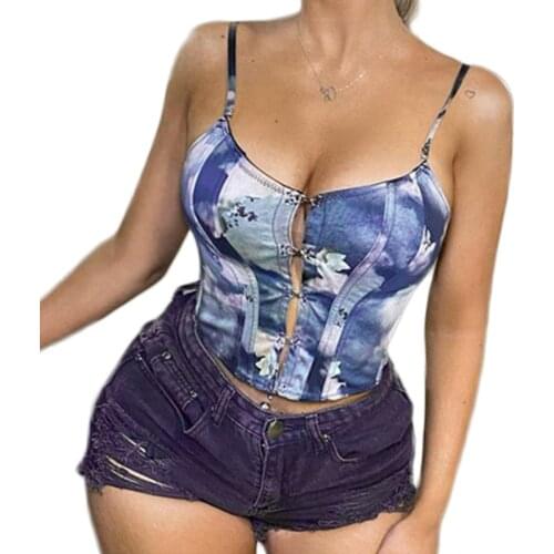 Womens Casual Long-sleeved Cardigan Fashion Angel Clouds Print Metal Breasted Exposed Navel T-shirt Summer 2021