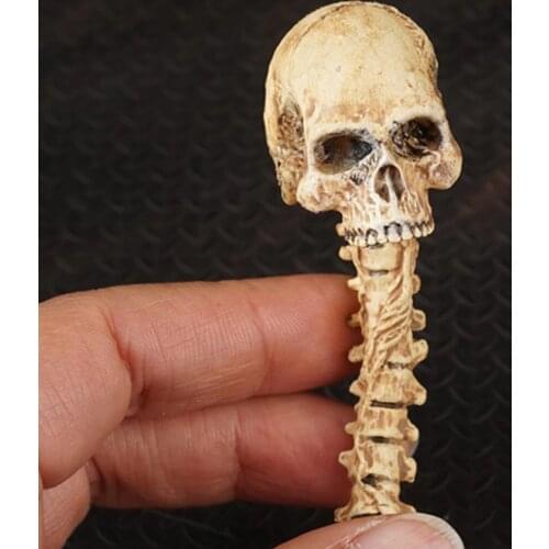 1/6 Head carving Red/Mud ASTOYS Zombie Skull Skeleton Alien Predator Props Scenes Accessories AS007 fit for 12" Figure Toys