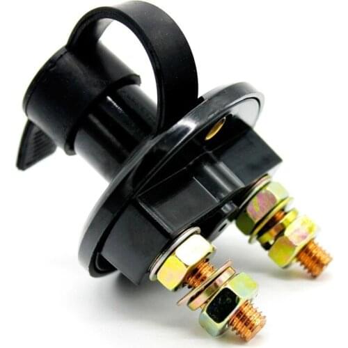 1Pc 12V Car Automotive Tail Plate Battery Power Off Switch Battery Isolator Disconnect Switch Rotary Switch Power off protection